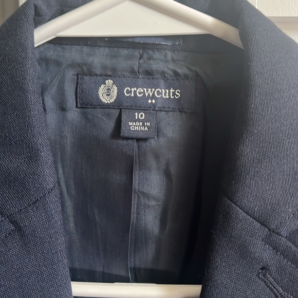 Crew cuts navy wool blazer like new size 10 - Picture 2 of 2